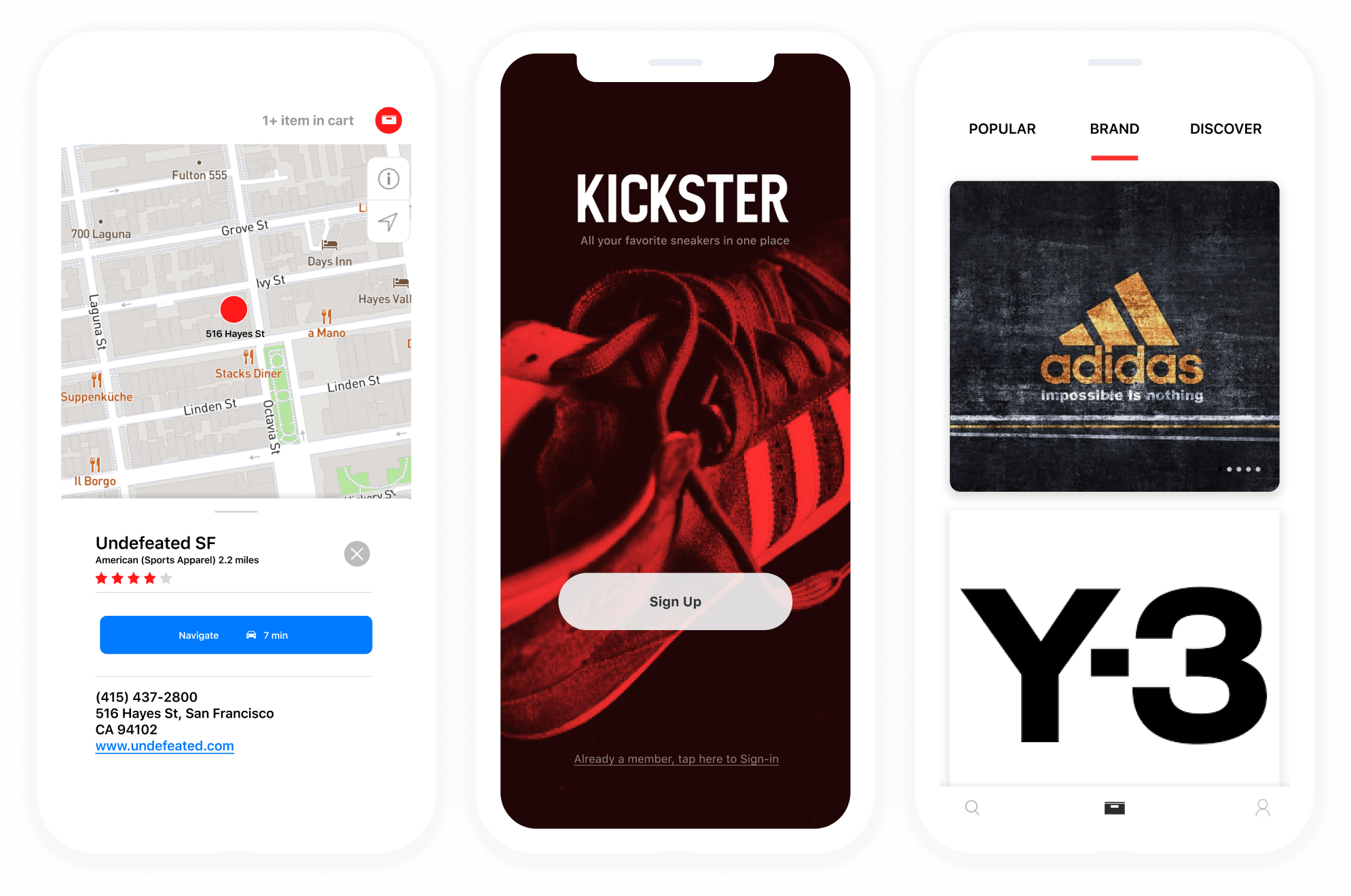 feature app screens